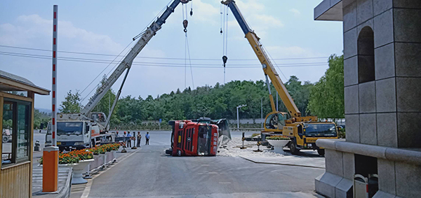 踐行良知 奮力救援 ------集團總務(wù)處開展搶險救援